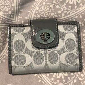 Coach Turnlock Bifold Wallet